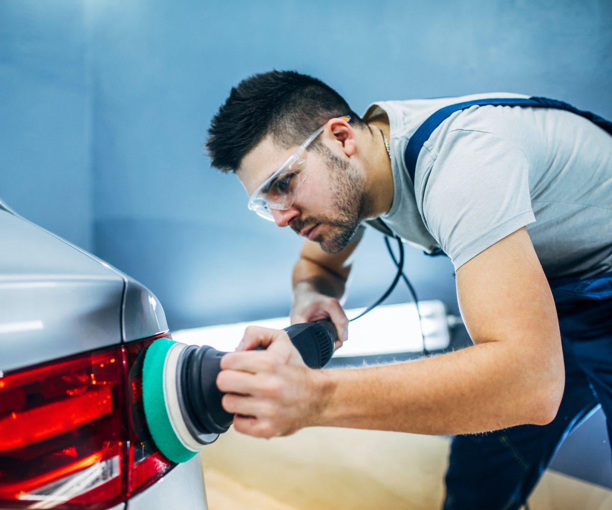 Doing a car polish